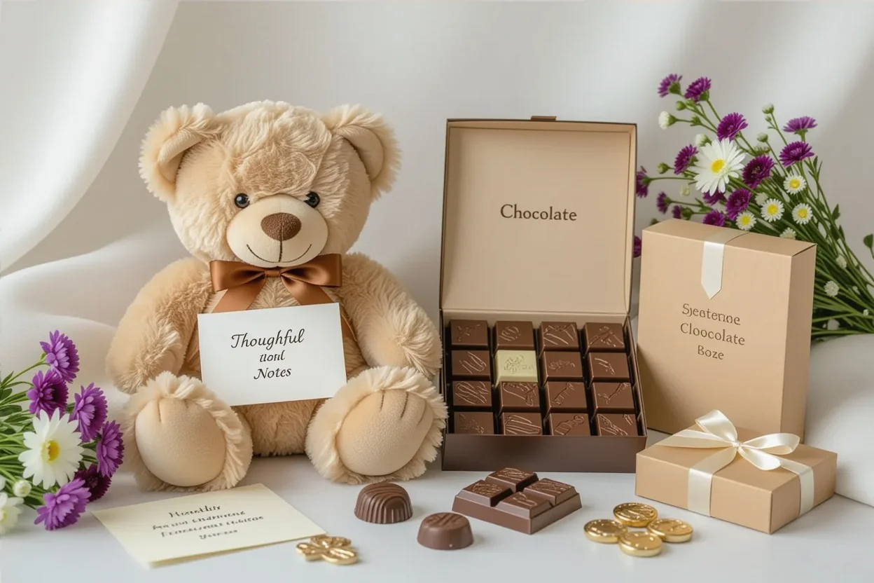 Comparison of thoughtful romantic gifts versus generic gifts showing quality difference