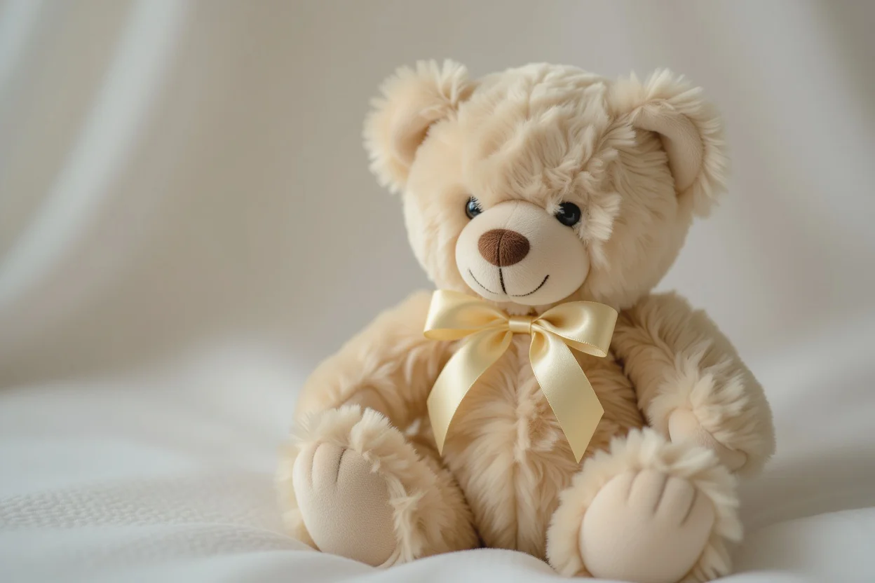 High-quality Mountova Pro teddy bear close-up - premium romantic gift for women