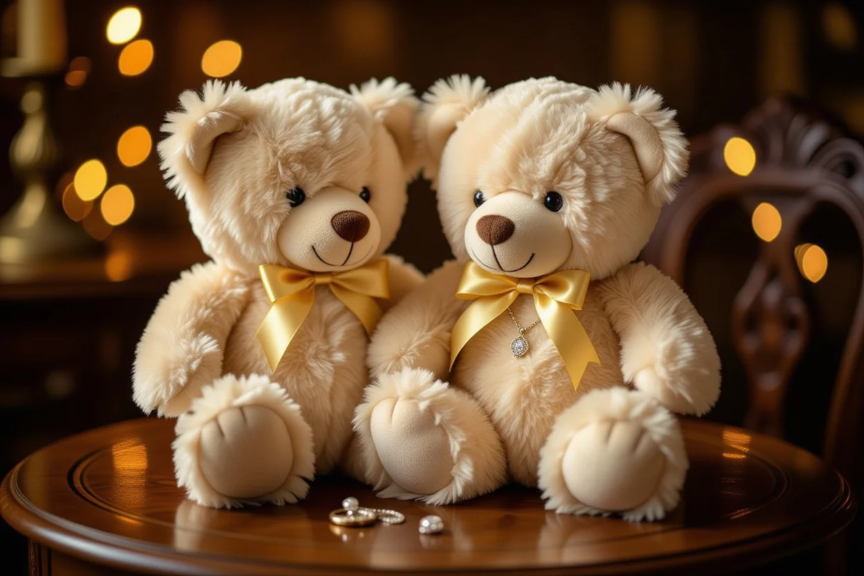 Teddy bear with hidden surprise compartment revealing jewelry - meaningful gift idea
