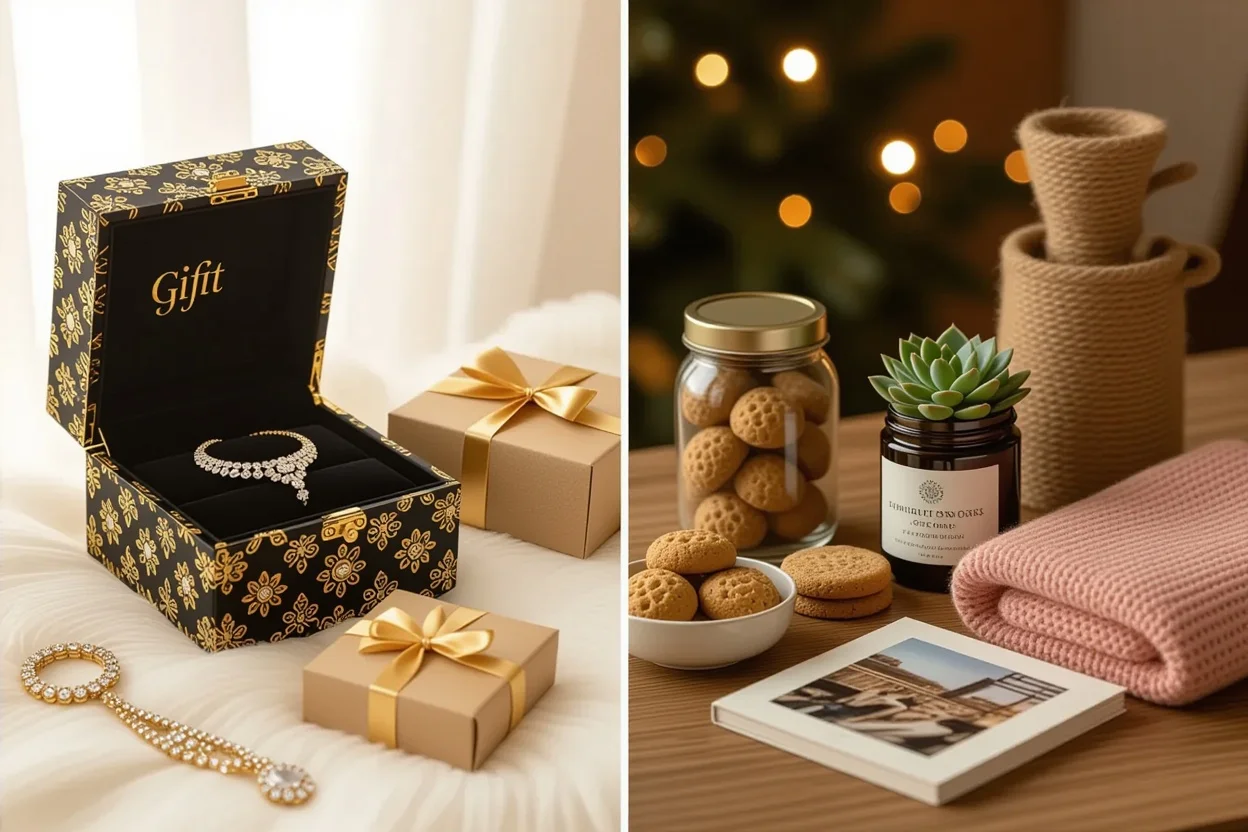 Comparison between expensive elaborate gifts and meaningful practical gifts that provide ongoing value